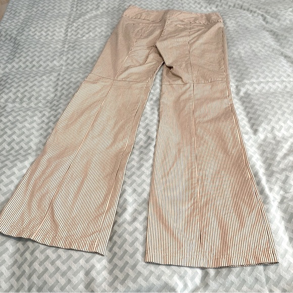 Nanette Lepore Vintage Ivory Mid Rise Wide Leg Pants Size 4 - Picture 5 of 9